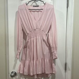 Zara - Baby Pink Mini Dress - Size Medium